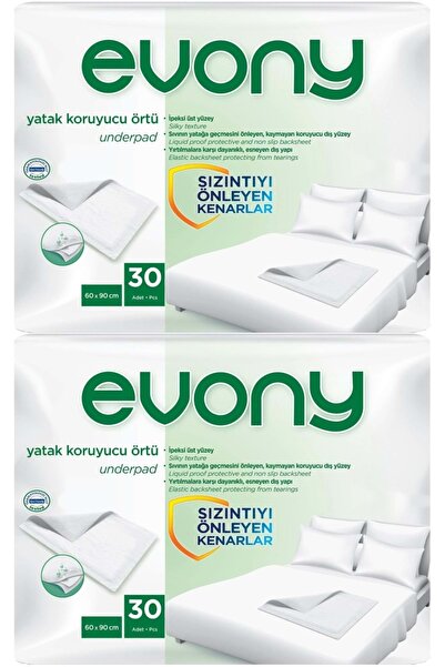 Evony Patient Bed Protector Cover 60*90cm 60 Pieces (2Pk*30) (with Anti-Slip ...