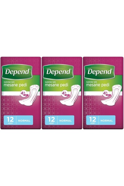 Depend Mesane Pedi Kadın Normal 36 Adet