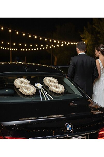 Petaliza Gelin Arabası S Harfi Papatya Ve Şoklanmış Cipso Çiçeği Ile Süslenmi...