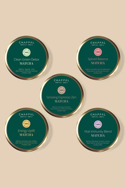 Chappal Daily Wellness Matcha Set – 5’li Özel Karışım