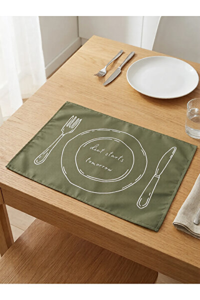 RahanDesign Diet Starts Tomorrow Set de 4 piese americane cu text - 35x45cm -...
