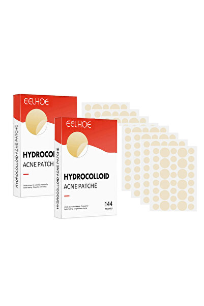 Choice عبوتان تحتويان على 144 قطعة من لصقات حب الشباب للوجه، لصقات غير مرئية ...