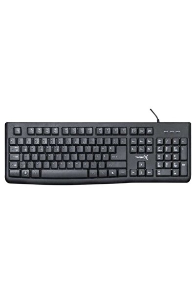 TURBOX Black TR-K88 USB Kablolu Siyah Multimedya Standart Q Klavye
