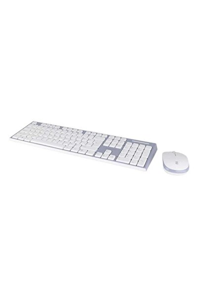 Everest KM-6063 USB Kablosuz BeyazGri Multimedya Standart Q Klavye ve Mouse Set