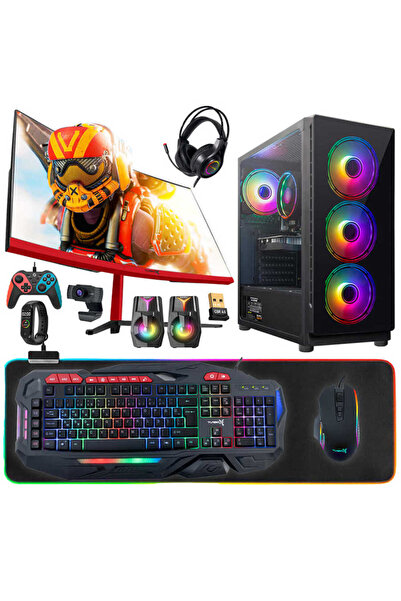 TURBOX Tx5012 Ryzen 5 3600 32GB 512GB SSD RX560 4GB 23.6 75Hz Curved Oem Paket