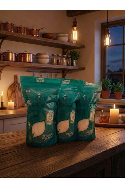 Salt Point Doğal 84 Mineralli Gurme Tuz Seti 3 Adet Yaprak Tuz –