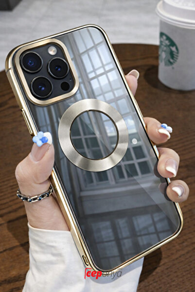 Ceponya غطاء حماية فاخر من السيليكون لهاتف آيفون 15 برو مع زوايا ملونة وواقي ...