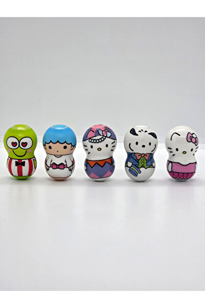 Collectors Store Flipperz Hello Kitty Karışık Hacıyatmaz Figürler, 5 Adet