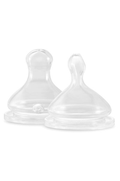 Elhee 2'li Set Fizyolojik Biberon Emziği Extra Yavaş Akış(XS)