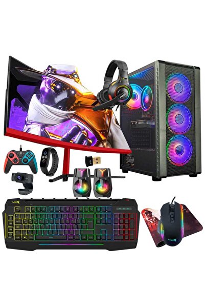 TURBOX Tx5423 i5 6400 16GB Ram 512GB SSD 4GB GT740 23.6 100Hz Curved Oyun Haz...