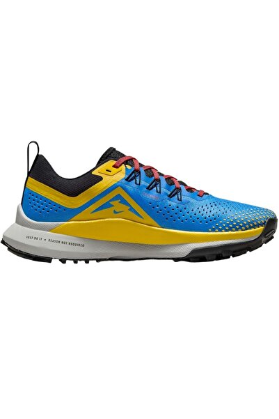 Nike Pantofi alergare trail dama React Pegasus Trail 4 FW 2023-Albastru/Galbe...