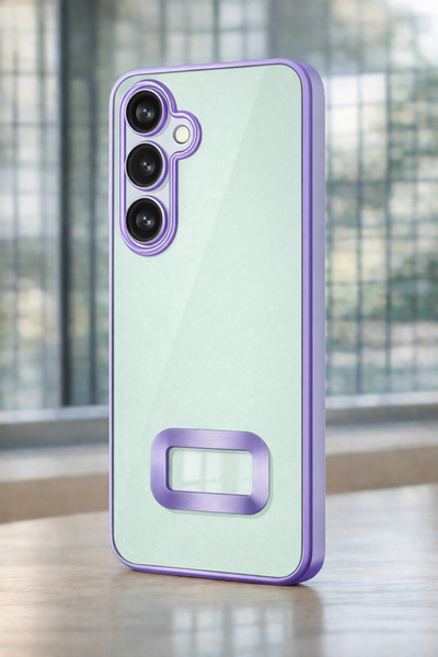 Ceponya غطاء حماية فاخر من السيليكون لهاتف Galaxy A35 مع زوايا ملونة وواقي شف...