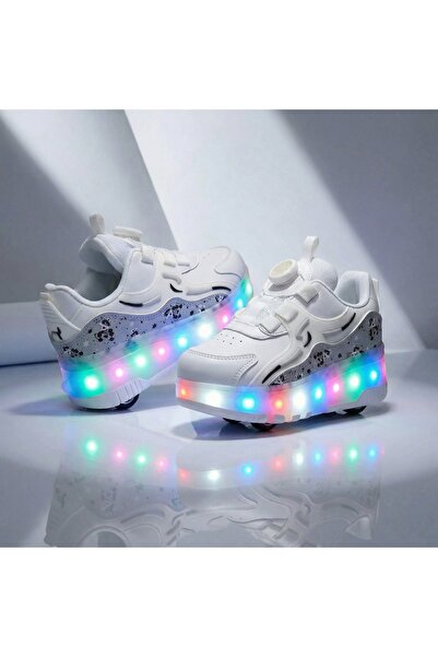 ROCKY YAZIN FAVORİSİ, ÇOCUKLAR İÇİN PATENLİ TEKERLEKLİ SPOR AYAKKABI/SNEAKERS