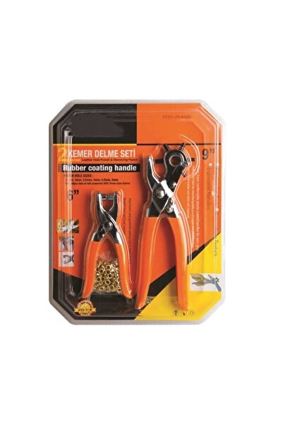 Genel Markalar Kemer Kayış Delme Perçin Kuş Gözü Atma Çarklı Zımba Çakma Seti