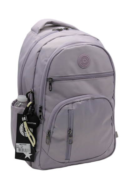 Harmela 1710 حقيبة ظهر مدرسية مقاومة للماء للجنسين حقيبة مدرسية يومية لافندر ...