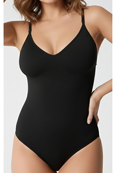 Fashion Form Corset body fără cusături cu curea reglabilă