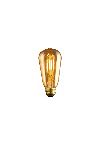 LEDREYON 6 Watt Rustik Led Ampul - 6w E-27 Duy