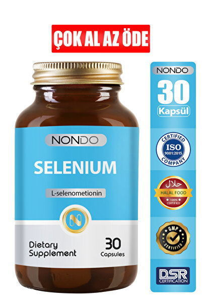 Nondo Selenium / Selenyum 30 Kapsül (l Selenometionin )