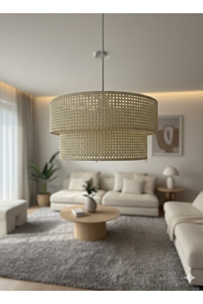 Emg DesiGn Kumaş Başlık 2 Katlı Pasta Avize Yatak Odası Çocuk Odası