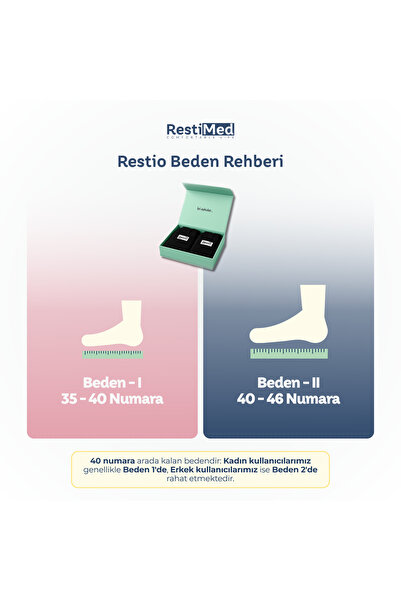 Restimed Restio – Huzursuz Bacak Sendromu için İlaçsız Ortopedik Destek (Çift)