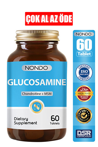 Nondo Glukozamin 60 Tablet (glukosamine Chondrotitin Msm Methly Sulphonly Met...