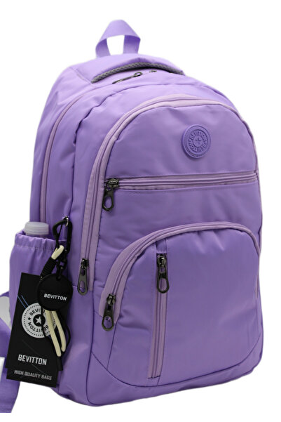 Bevitton Waterproof Fabric 1710 School Bag & Daily School Backpack Lilac