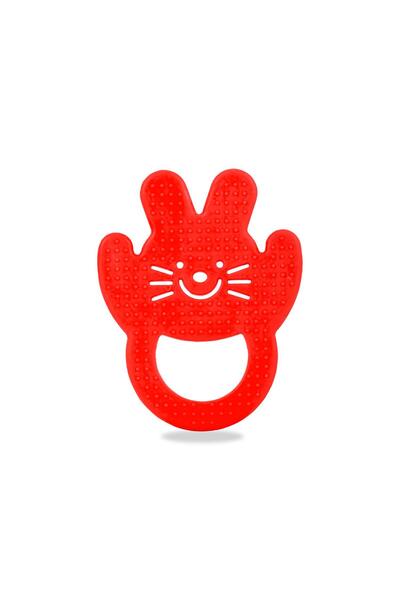 Mamajoo Yumuşak Diş Kaşıyıcı Kırmızı Tavşan