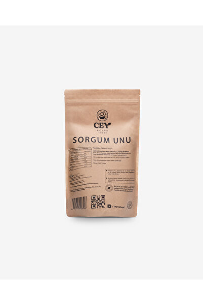 Cey Natural Foods Sorgum Unu – Yerli Glutensiz Sorgum Unu (500 g)