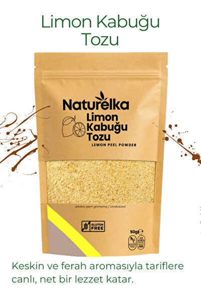 Naturelka Limon Kabuğu Tozu 50 Gr