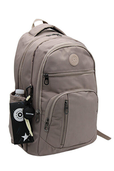 Bevitton 1700 Mink Water Resistant Fabric School Bag Unisex School Backpack