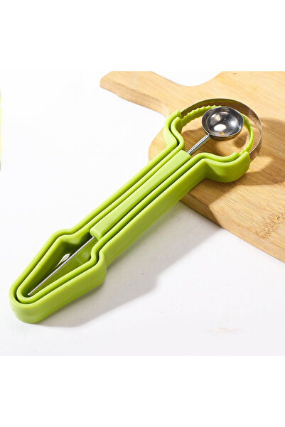 Choice سكين نحت الفاكهة، مجموعة مغرفة تقطيع البطيخ، 4 قطع في 1، أشكال متنوعة،...