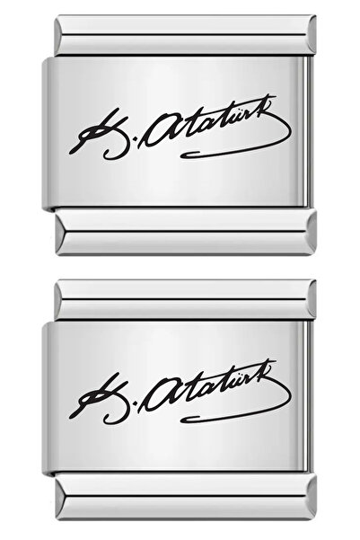 Takı Dükkanı TÜRK Ek Uzatma İtalyan Charm Çelik Bileklik Charmı scb31