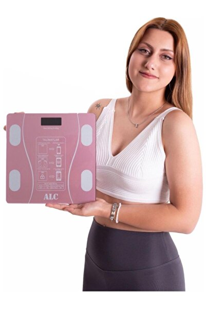 ALC Smart Body Scale Akıllı Banyo Baskülü Yağ Su Kas Vücut Kitle Endeksi Diji...