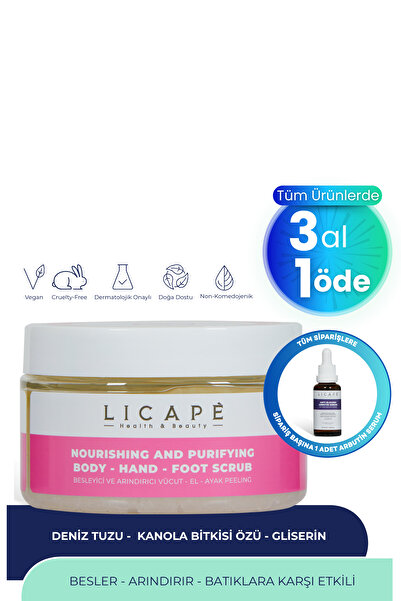 Licape Besleyici Ve Arındırıcı Vücut - El - Ayak Peeling 250ml
