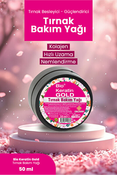 Bio Keratin Gold Kolajenli Tırnak Bakım Yağı 50 Ml