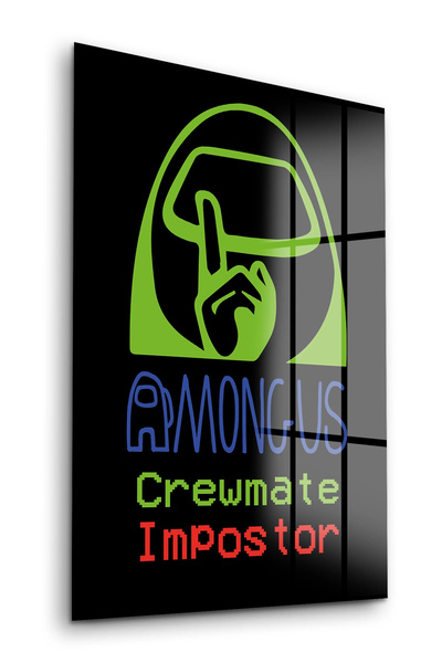 Decovetro Tablou din sticlă Gamer Imposter Among Us