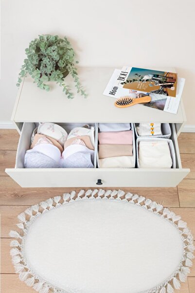 ALAS 4-Piece In-Cabinet Shelf Drawer Organizer Box Set