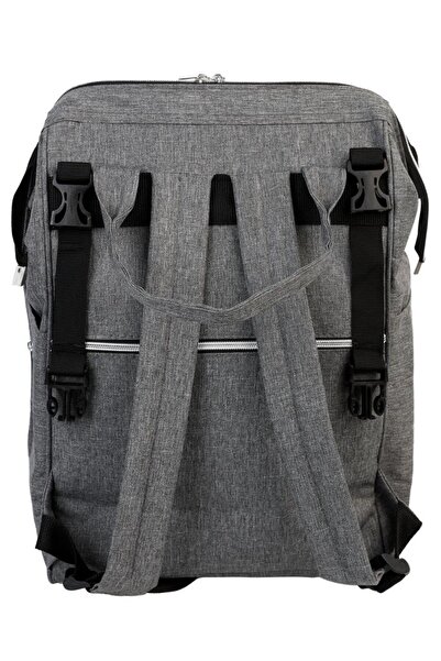 Babymol Linen Sırt Çantası - Gri Standart