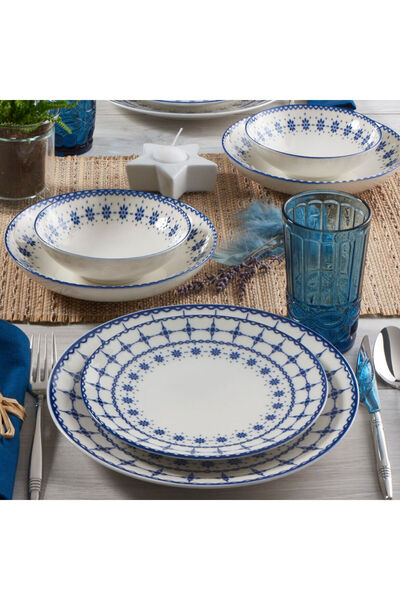 Güral Porselen Camelia 24 Parça 6 Kişilik Yemek Takımı 1614