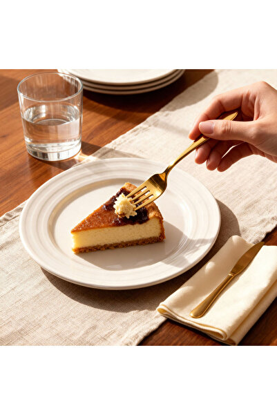 Güral Porselen Lizbon 12 Adet 18 Cm Tatlı Tabağı