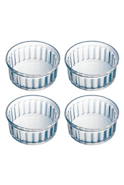Perotti X Pyrex Ramekin 4-Piece Oven Dish Set - 10X5 cm 0.2 L - Borosilicate ...