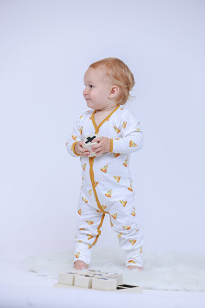 luay رومبير مطبوع بأكمام كاملة من القطن بنسبة 100%، بدلة قطعة واحدة للبنات وا...