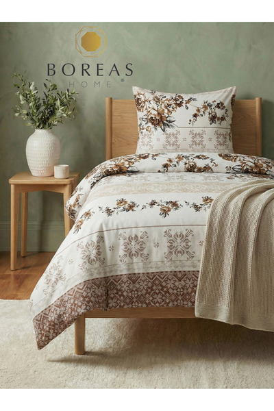 Boreas Home ALİNA Sada prostěradel s elastickým lemem a jednolůžkovou přikrývkou