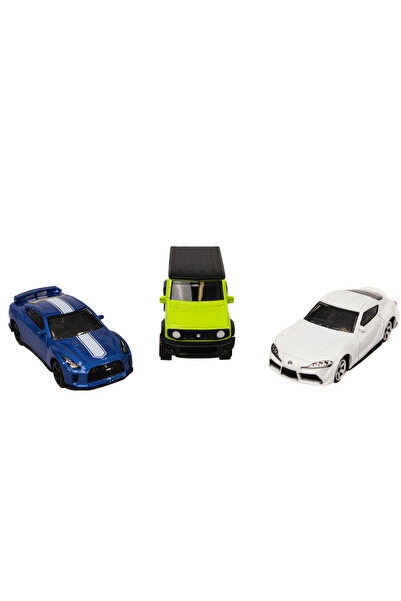 MSZ Set de 3 mașini: Toyota GR Supra/Nissan GT-R/Suzuki Jimny 2018 1:58/1:64/...