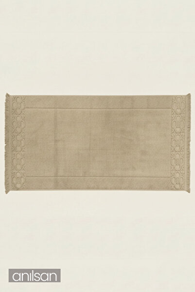 Anılsan Fesun %100 Pamuk Ayak Havlusu - Vizon 70x130, 790 Gr