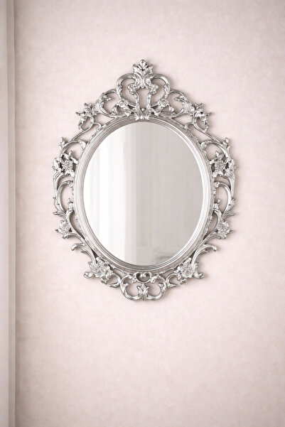 Çelik Ayna dekoratif boyalı küçük ayna