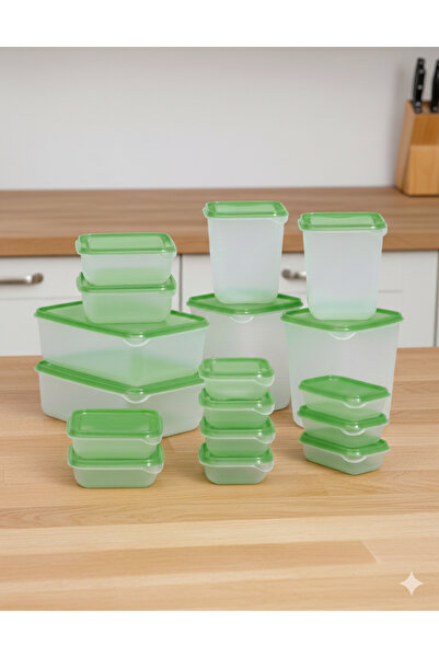 Roomlyne مجموعة علب طعام متعددة الألوان مكونة من 17 قطعة