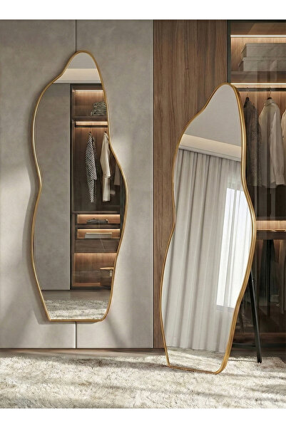 M SMART مرآة كبيرة جدًا بتصميم أنيق، مقاس 170 × 70 سم، مرآة كاملة الطول بإطار...