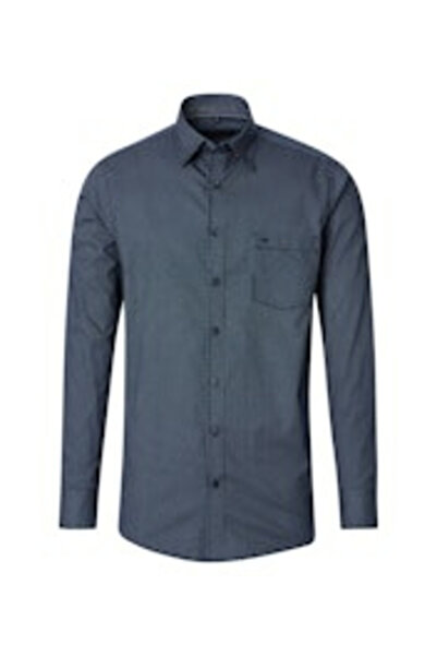 CASAMODA Knopfleisten Langarmshirt für Herren