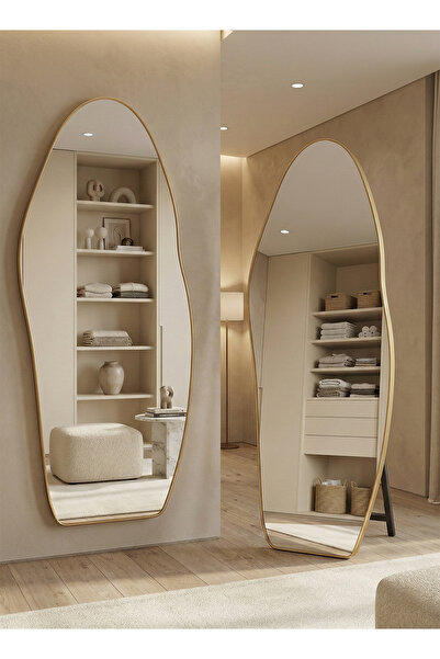 Taimi مرآة أنيقة كبيرة جدًا مقاومة للكسر، مقاس 185×80 سم، مرآة كاملة الطول بإ...